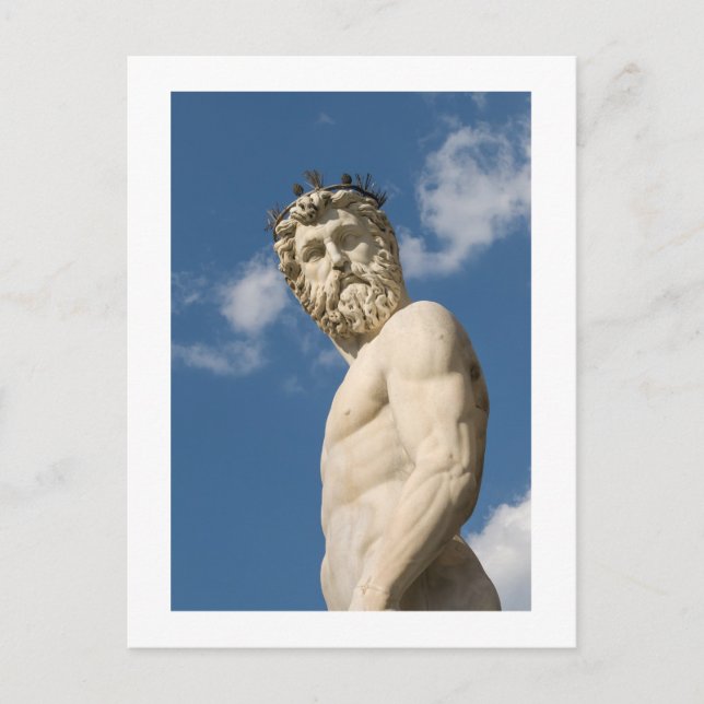 Neptune Statue, Piazza della Signoria, Florence Postcard (Front)