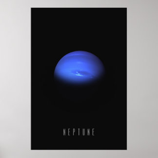 Neptune - The Windy Blue Giant of the Outer Solar  Poster