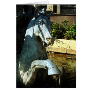 Neptune's Horse, Plaza Fountain Detail