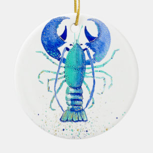 Neptune's Lobster Ceramic Tree Decoration