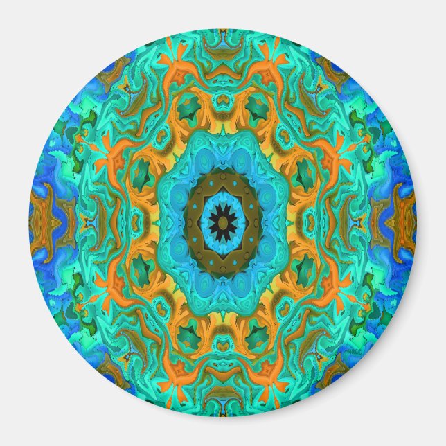 Neptune's Mandala.... Magnet (Front)