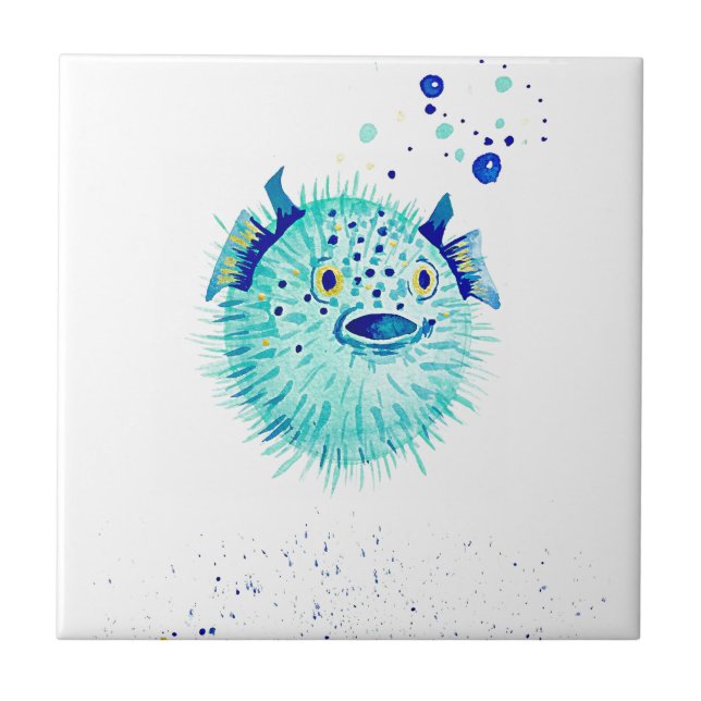 Neptune's Pufferfish Tile (Front)