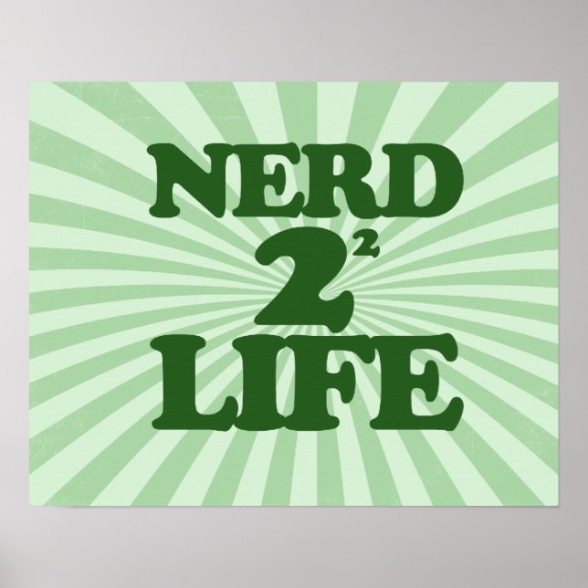 Nerd 4 Life Poster (Front)
