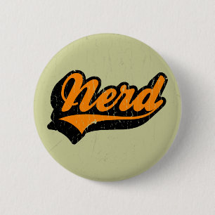 Nerd 6 Cm Round Badge