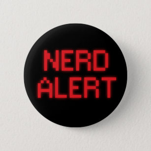 Nerd Alert 6 Cm Round Badge
