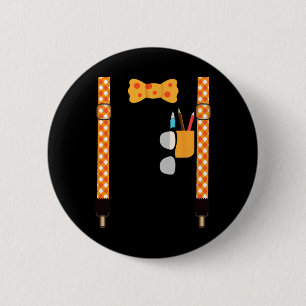 Nerd And Geek Halloween Costume  6 Cm Round Badge