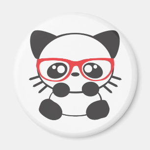 Nerd Cat Magnet