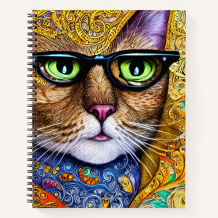 Nerd Cat Notebook