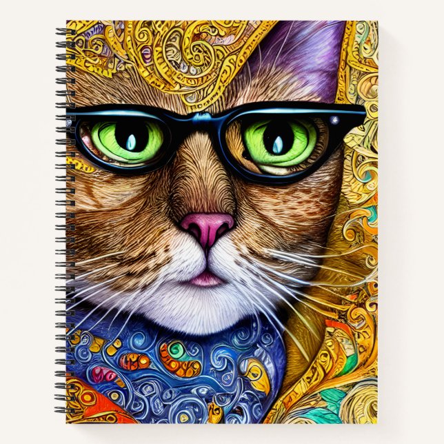 Nerd Cat Notebook (Front)