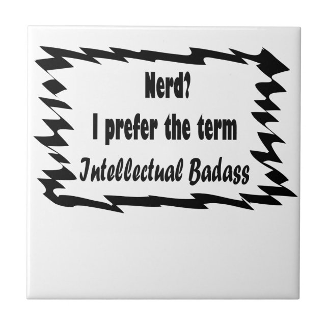 Nerd? Ceramic Tile (Front)
