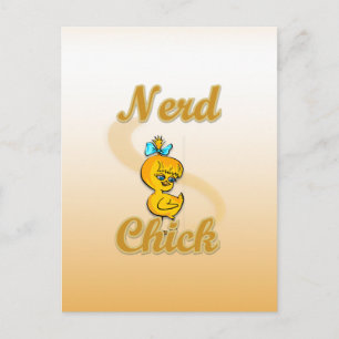 Nerd Chick Postcard