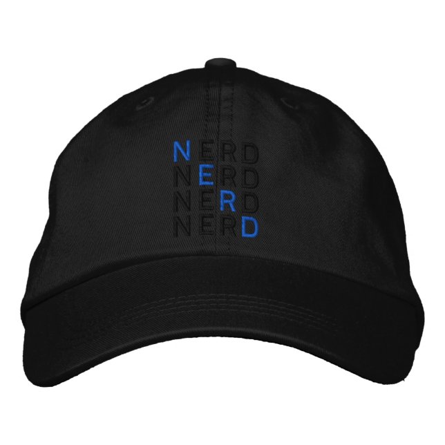 Nerd Embroidered Hat (Front)