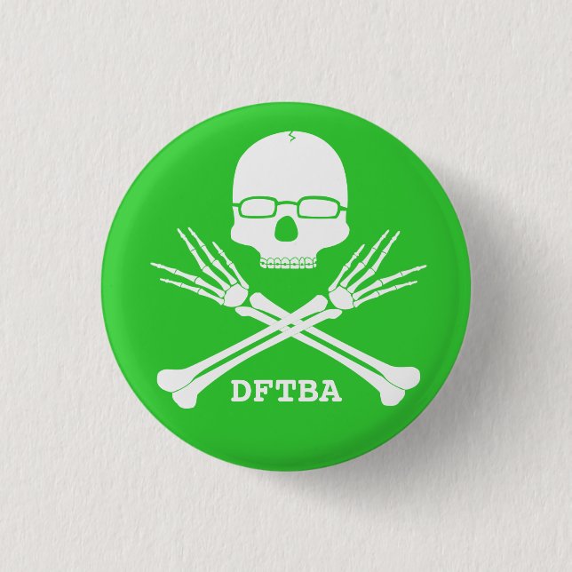 NERD FIGHTER, customize color (see description) 3 Cm Round Badge (Front)