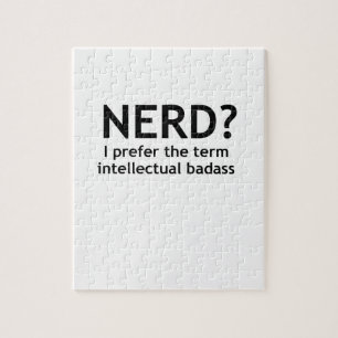 Nerd? Funny, geeky design Jigsaw Puzzle