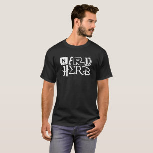 Nerd Herd - Compilation White Text T-Shirt