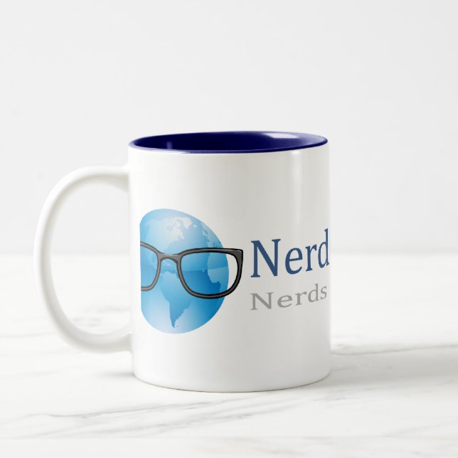 Nerd Herd Running Coffee Mug (Left)