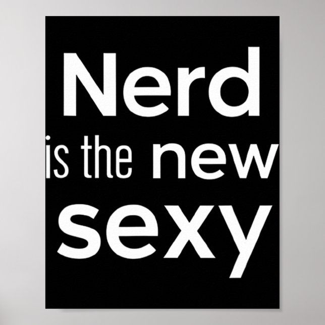 Nerd Is The New Y Gamers Software Engineers Origin Poster (Front)