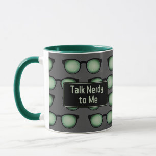 Nerd Joke - Glasses and Slogan Computer Programmer Mug