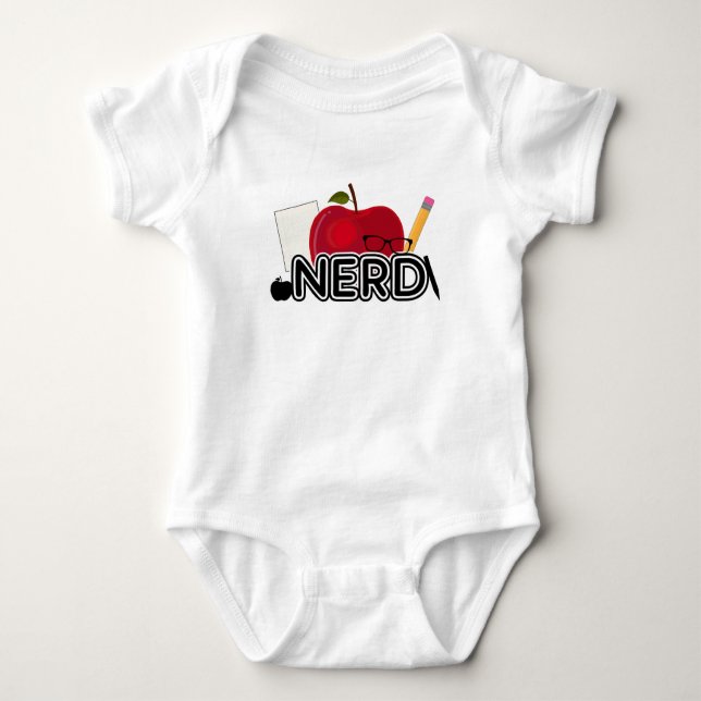 Nerd - Logo Baby Bodysuit (Front)