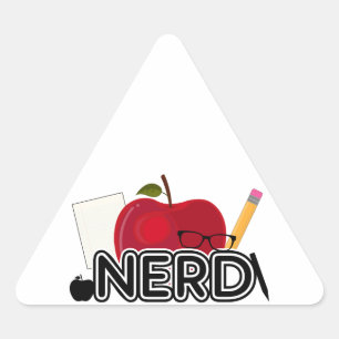 Nerd - Logo Triangle Sticker