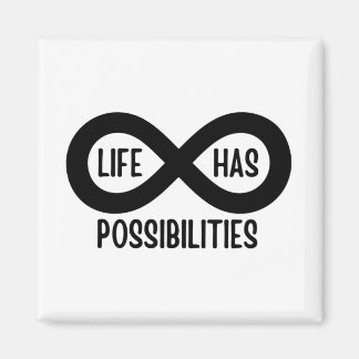 Nerd Mathematics Life Has Possibilities Magnet