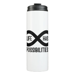 Nerd Mathematics Life Has Possibilities Thermal Tumbler