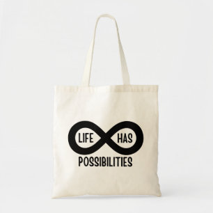 Nerd Mathematics Life Has Possibilities Tote Bag