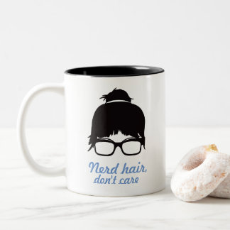 Nerd Messy Bun Hair Coffee Mug