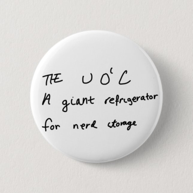 Nerd storage 6 cm round badge (Front)