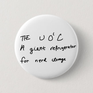Nerd storage 6 cm round badge