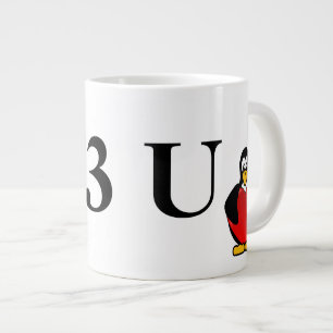 Nerd Valentine: This is how geeks say I love you Large Coffee Mug