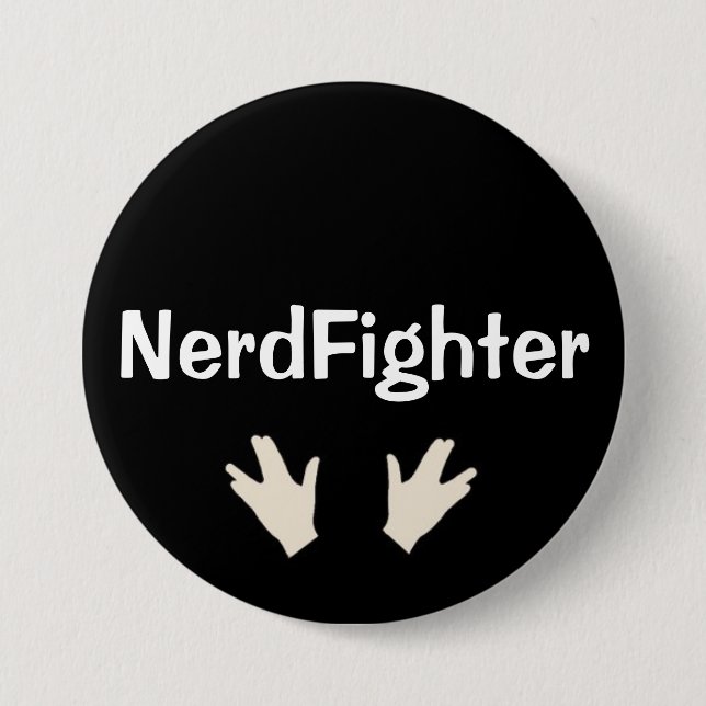 NerdFighter button - DFTBA (Front)