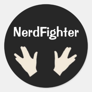 NerdFighter sticker - DFTBA