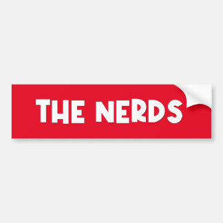 Nerds Bumper Sticker