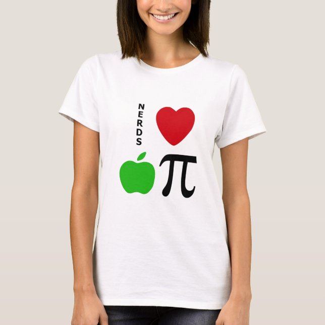 Nerds Love Apple Pie T-Shirt (Front)