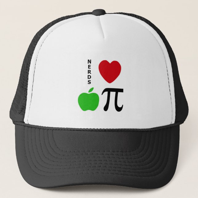 Nerds Love Apple Pie Trucker Hat (Front)