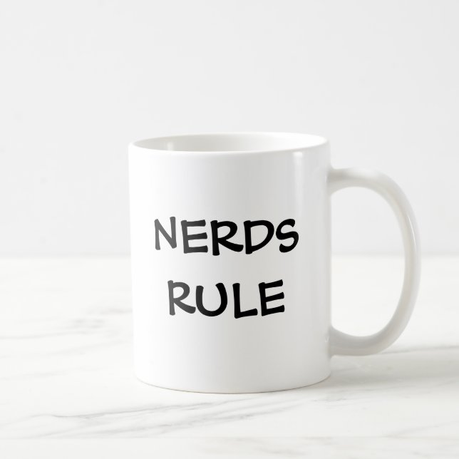 NERDS RULE COFFEE MUG (Right)