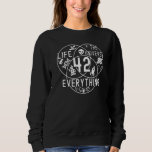Nerdy Answer to Meaning 42 Venn Diagram Math Teach Sweatshirt<br><div class="desc">Nerdy Answer to Meaning 42 Venn Diagram Math Teacher</div>