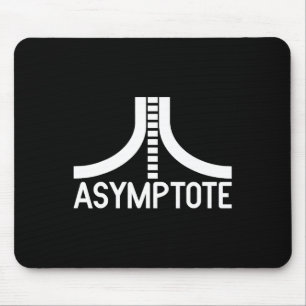 Nerdy Asymptote Retro Video Game Player Math Teach Mouse Pad