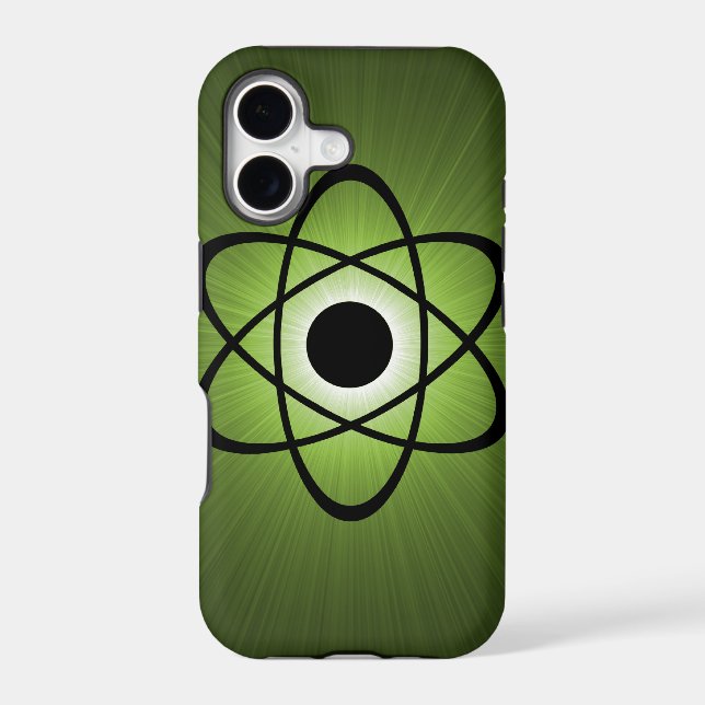 Nerdy Atomic BT iPhone 5 Case, Green (Back)
