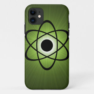 Nerdy Atomic BT iPhone 5 Case, Green iPhone 11 Case