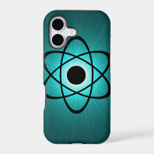Nerdy Atomic BT iPhone 5 Case, Teal