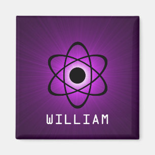 Nerdy Atomic Magnet, Purple Magnet