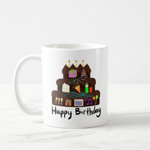 Nerdy Birthday Neural Network Coffee Mug