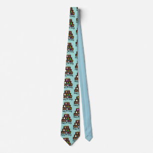 Nerdy Birthday Neural Network Tie
