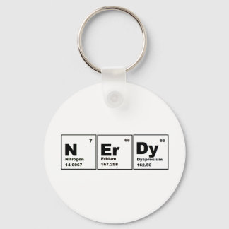 Nerdy Chemistry Product! Key Ring