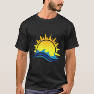 Nerdy Clothing Co Surf The Rising Sun T-Shirt