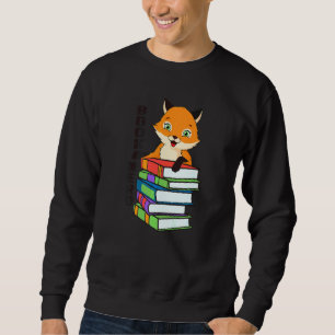 Nerdy Fox Book Animal For Men Women Furry 1 Sweatshirt