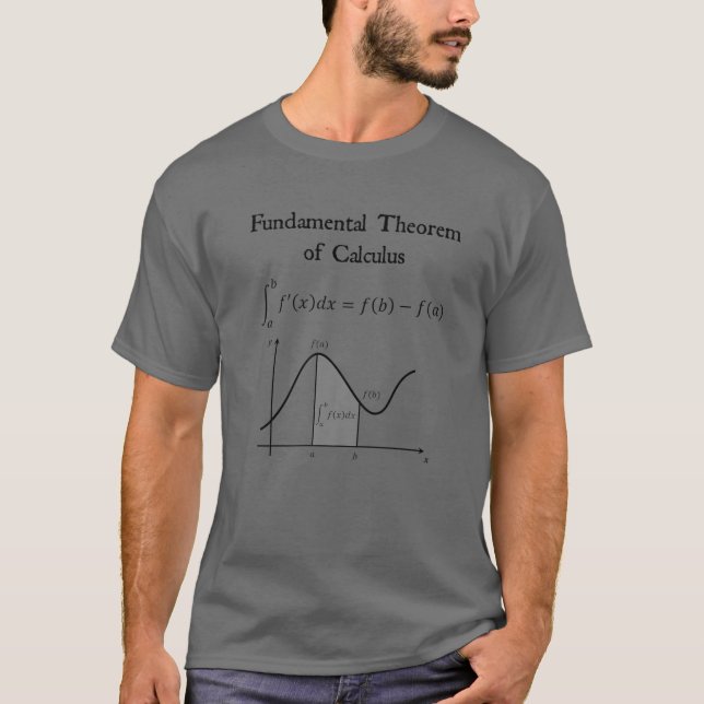 Nerdy Fundamental Theorem Of Calculus Math Teacher T-Shirt (Front)