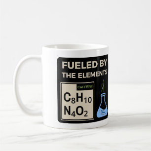 Nerdy Gift for Coffee Lovers Fuelled by the Elemen Mug